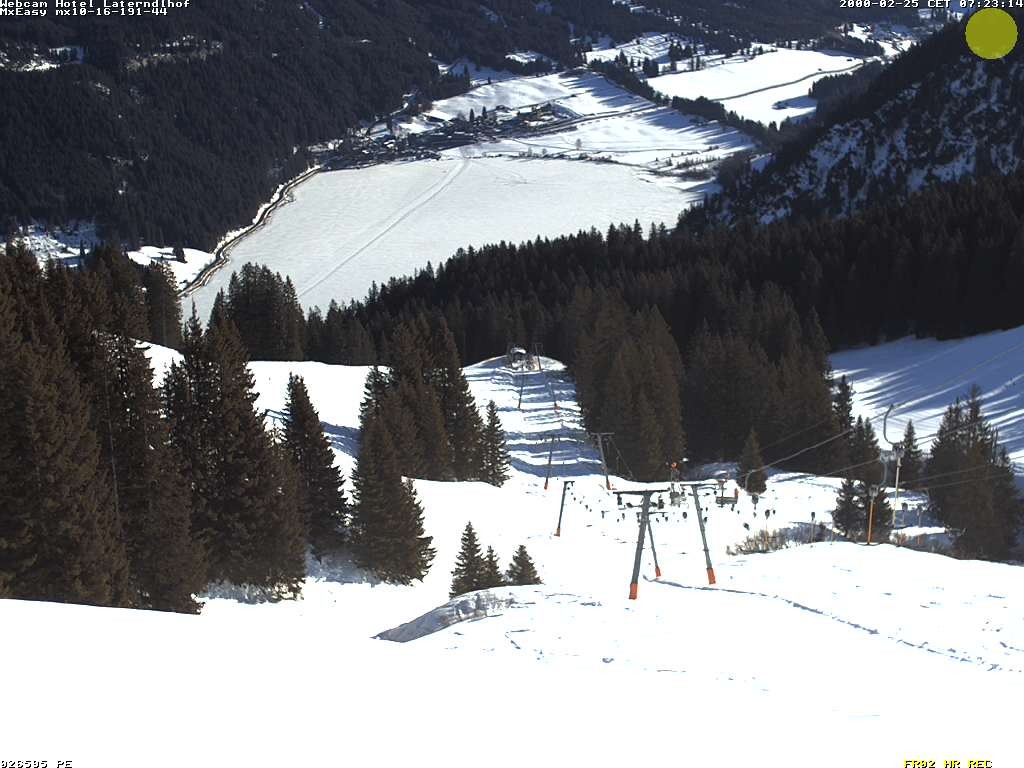 Archiv Foto Webcam Neunerköpfle: Blick auf den Haldensee