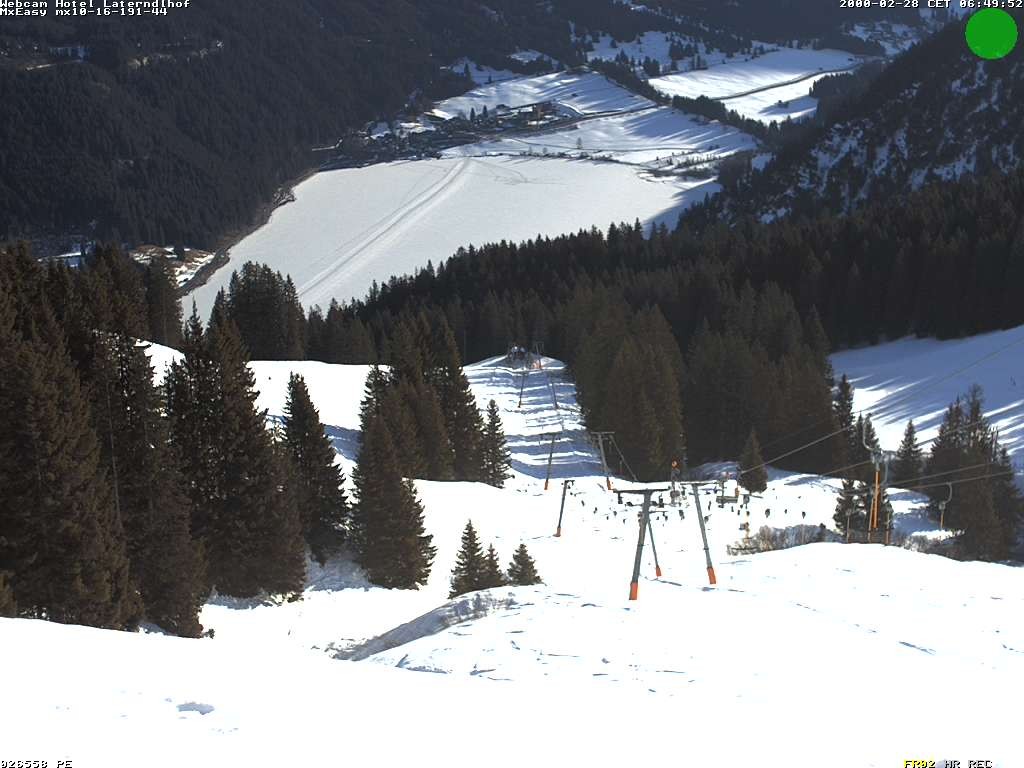 Archiv Foto Webcam Neunerköpfle: Blick auf den Haldensee