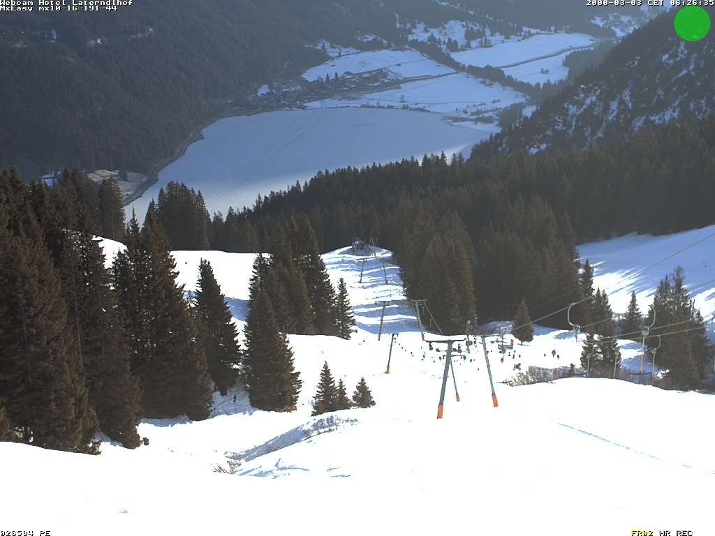 Archiv Foto Webcam Neunerköpfle: Blick auf den Haldensee