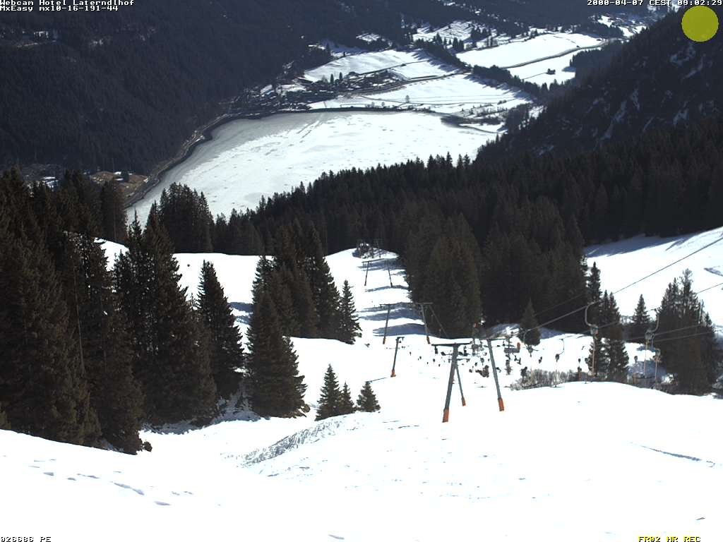 Archiv Foto Webcam Neunerköpfle: Blick auf den Haldensee