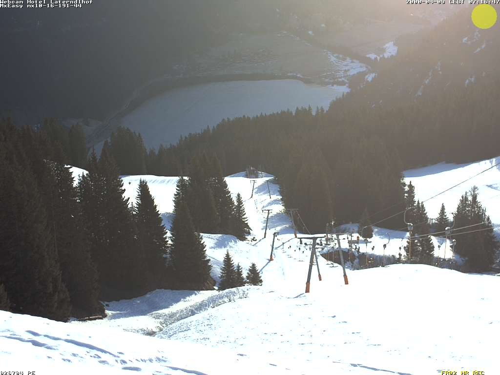 Archiv Foto Webcam Neunerköpfle: Blick auf den Haldensee