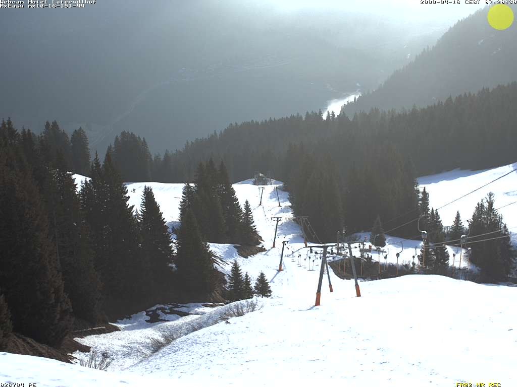 Archiv Foto Webcam Neunerköpfle: Blick auf den Haldensee