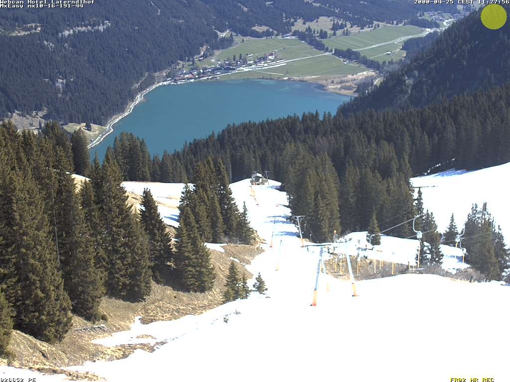 Archiv Foto Webcam Neunerköpfle: Blick auf den Haldensee