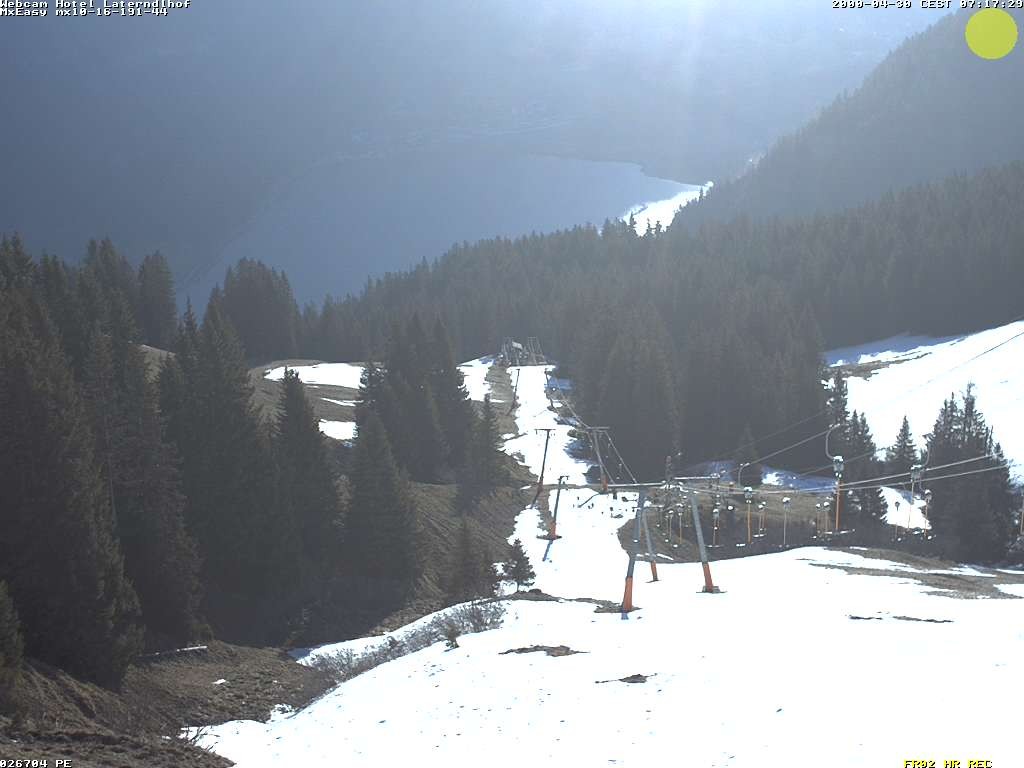 Archiv Foto Webcam Neunerköpfle: Blick auf den Haldensee