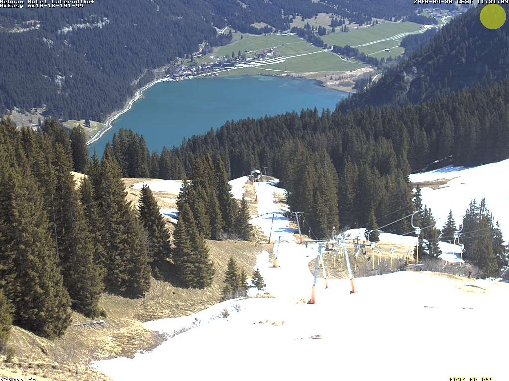 Archiv Foto Webcam Neunerköpfle: Blick auf den Haldensee