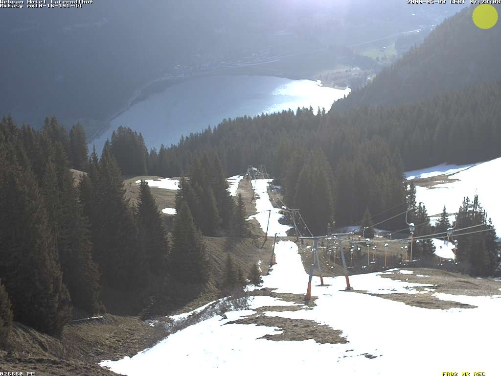 Archiv Foto Webcam Neunerköpfle: Blick auf den Haldensee