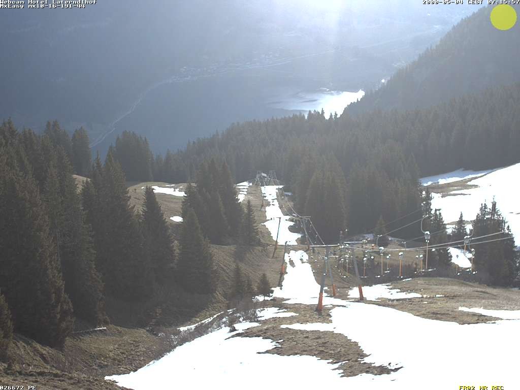 Archiv Foto Webcam Neunerköpfle: Blick auf den Haldensee