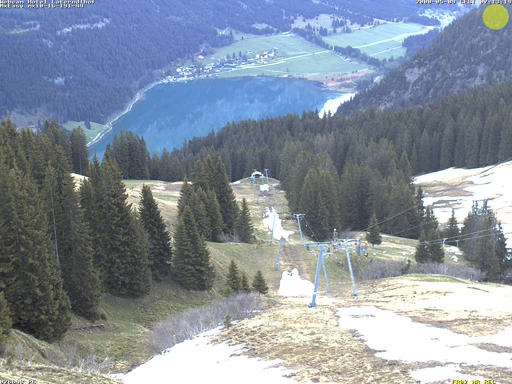 Archiv Foto Webcam Neunerköpfle: Blick auf den Haldensee