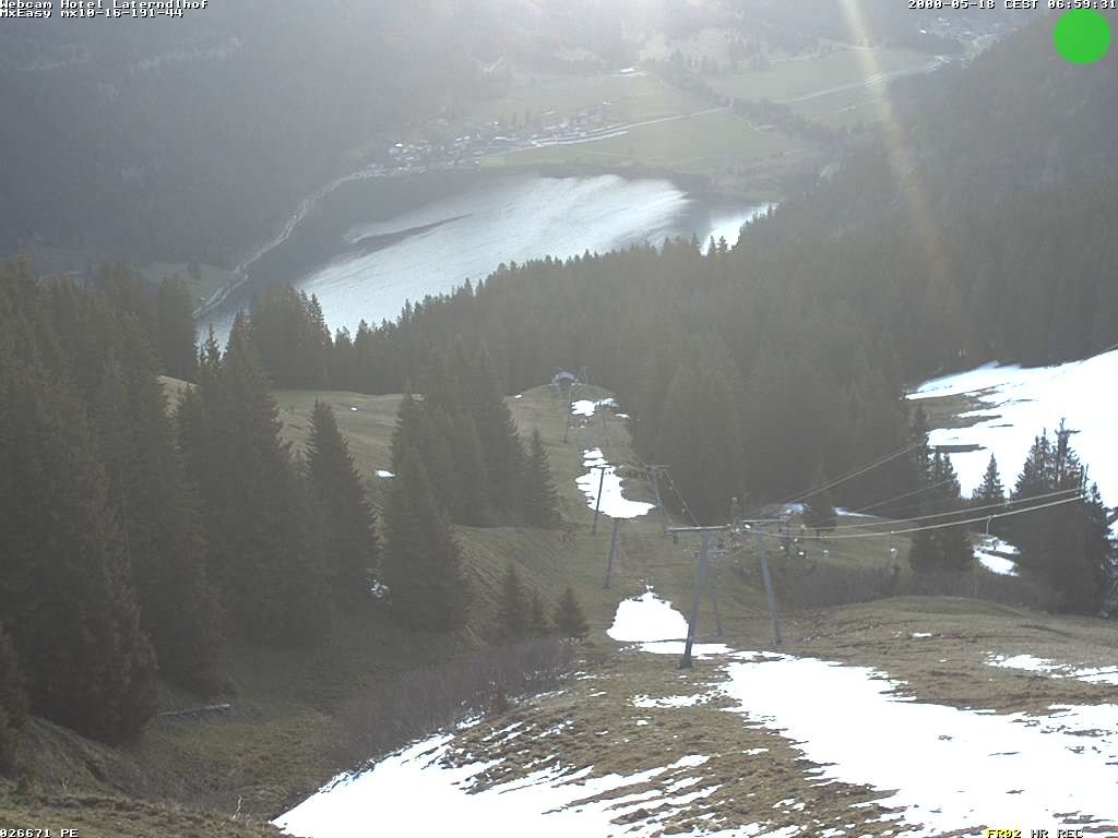 Archiv Foto Webcam Neunerköpfle: Blick auf den Haldensee