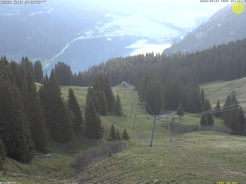 Archiv Foto Webcam Neunerköpfle: Blick auf den Haldensee