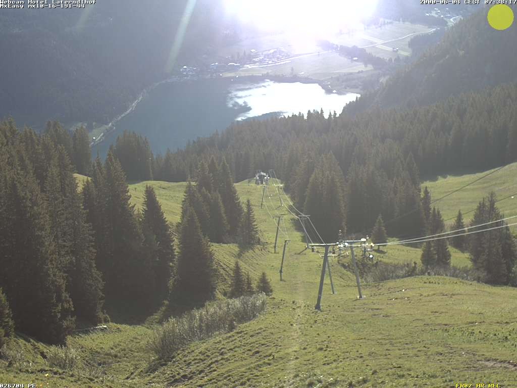 Archiv Foto Webcam Neunerköpfle: Blick auf den Haldensee