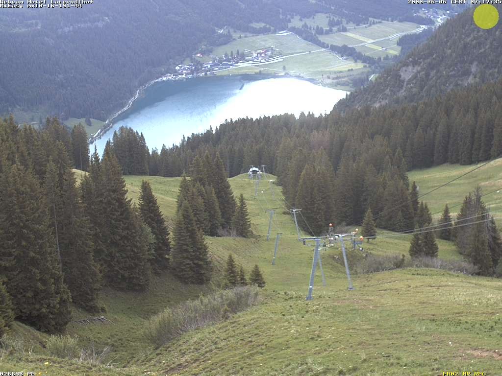 Archiv Foto Webcam Neunerköpfle: Blick auf den Haldensee