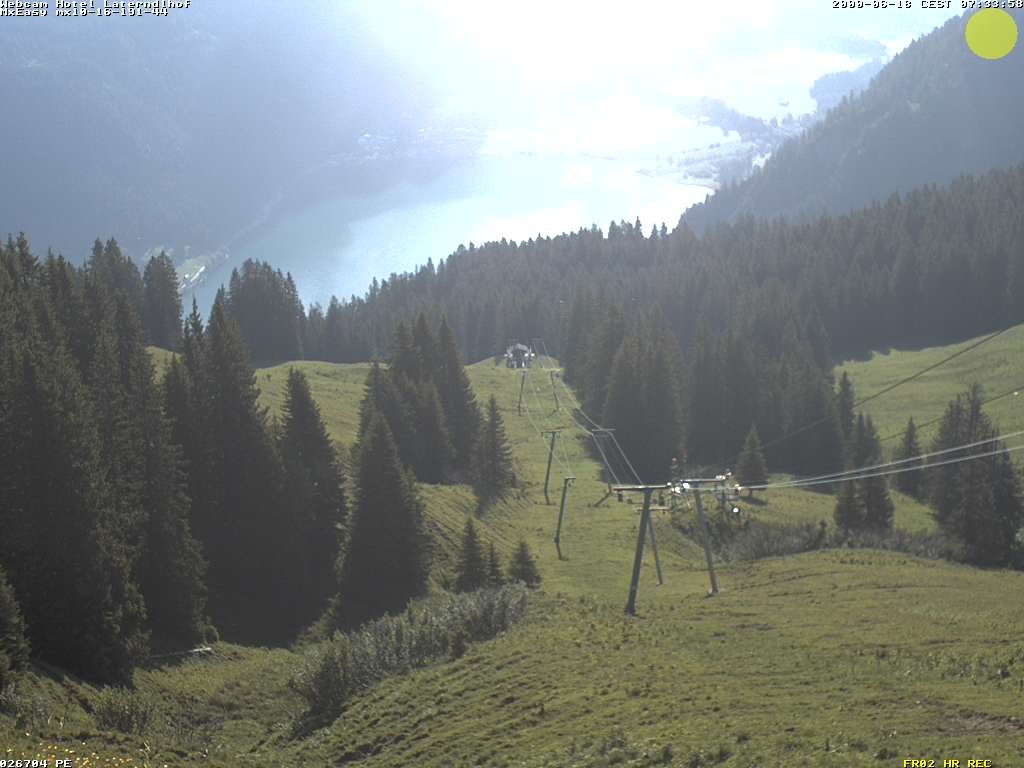 Archiv Foto Webcam Neunerköpfle: Blick auf den Haldensee