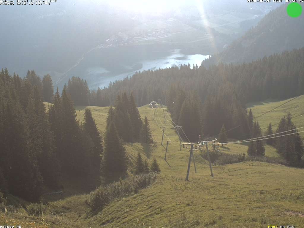 Archiv Foto Webcam Neunerköpfle: Blick auf den Haldensee