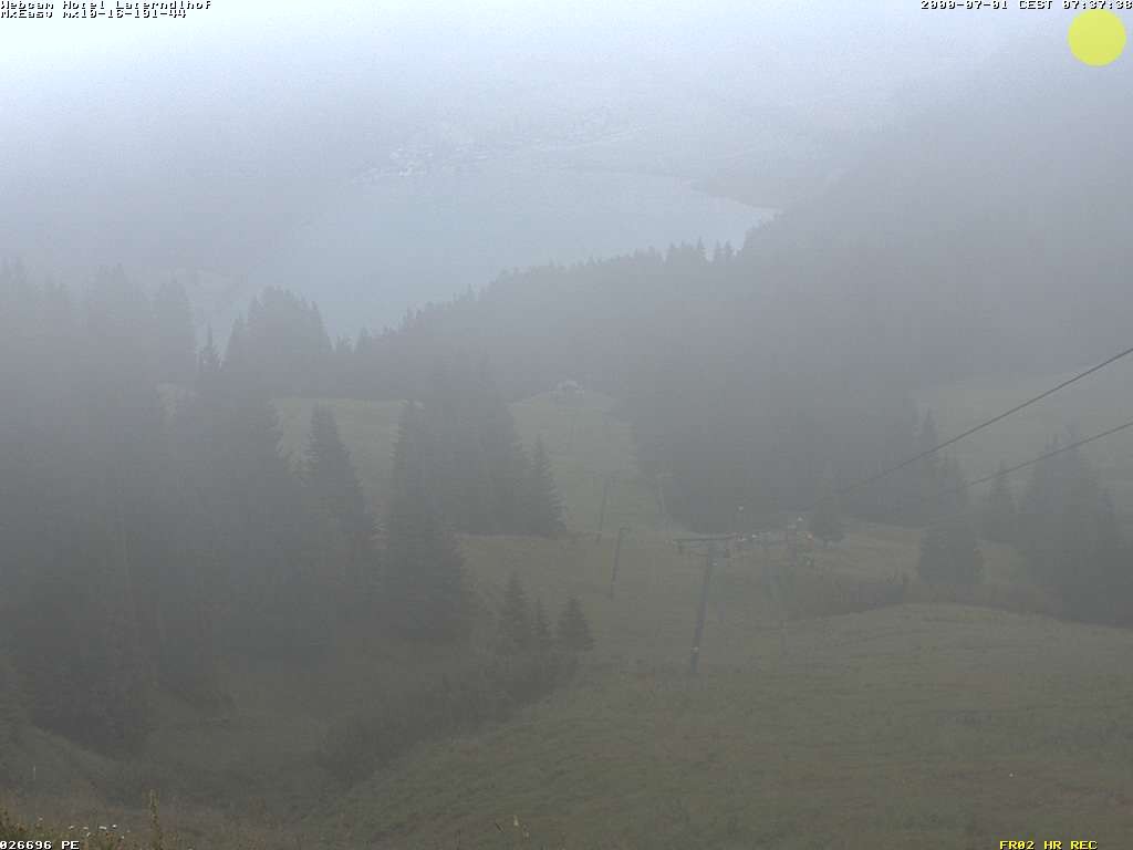Archiv Foto Webcam Neunerköpfle: Blick auf den Haldensee