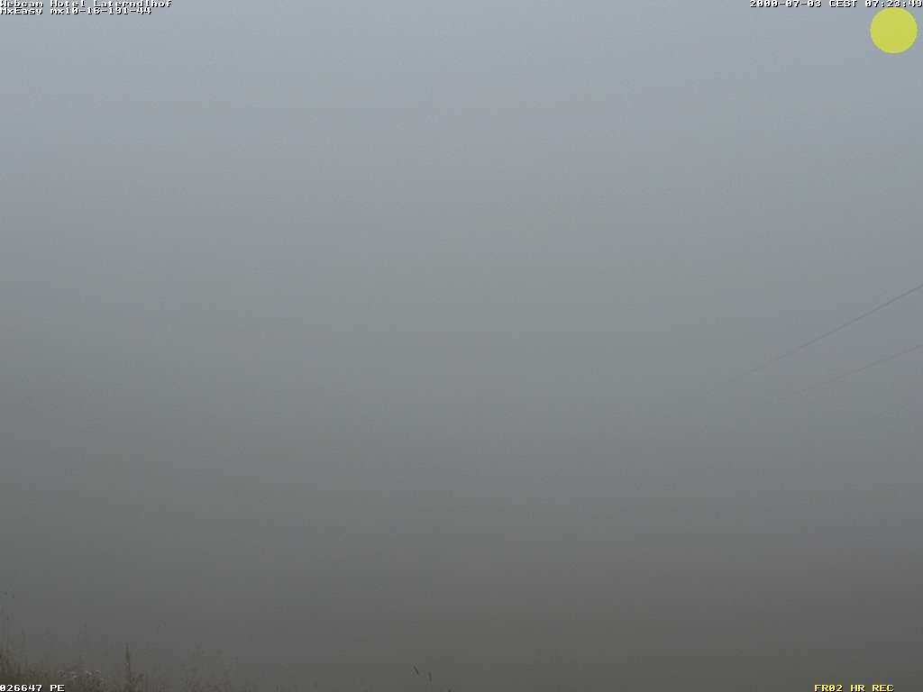Archived image Webcam View Hotel Laterndlhof from Neunerköpfle