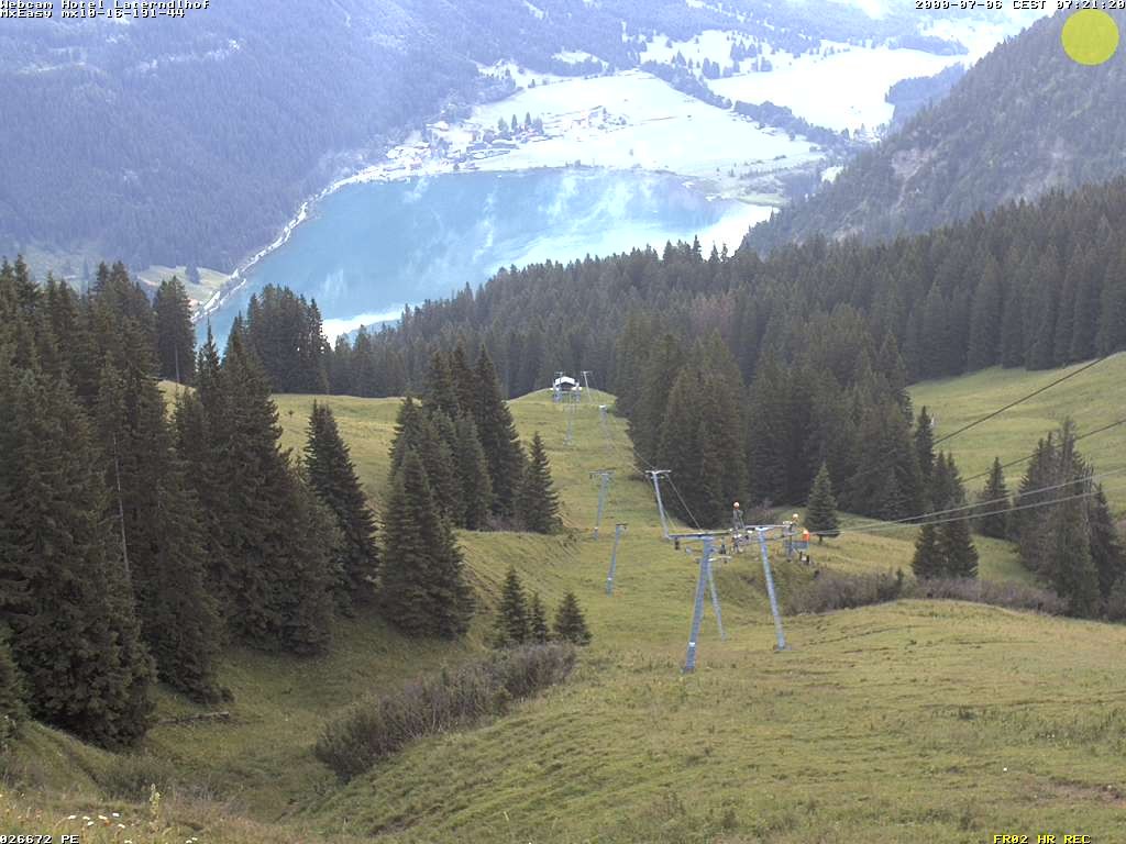 Archiv Foto Webcam Neunerköpfle: Blick auf den Haldensee