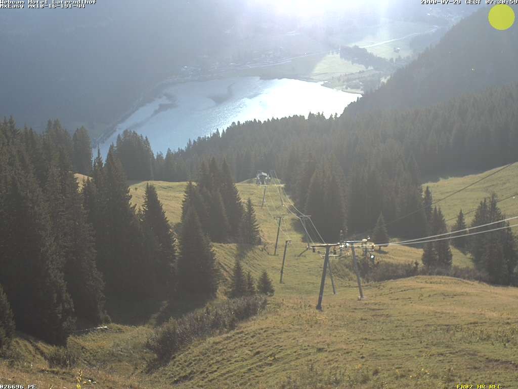 Archiv Foto Webcam Neunerköpfle: Blick auf den Haldensee