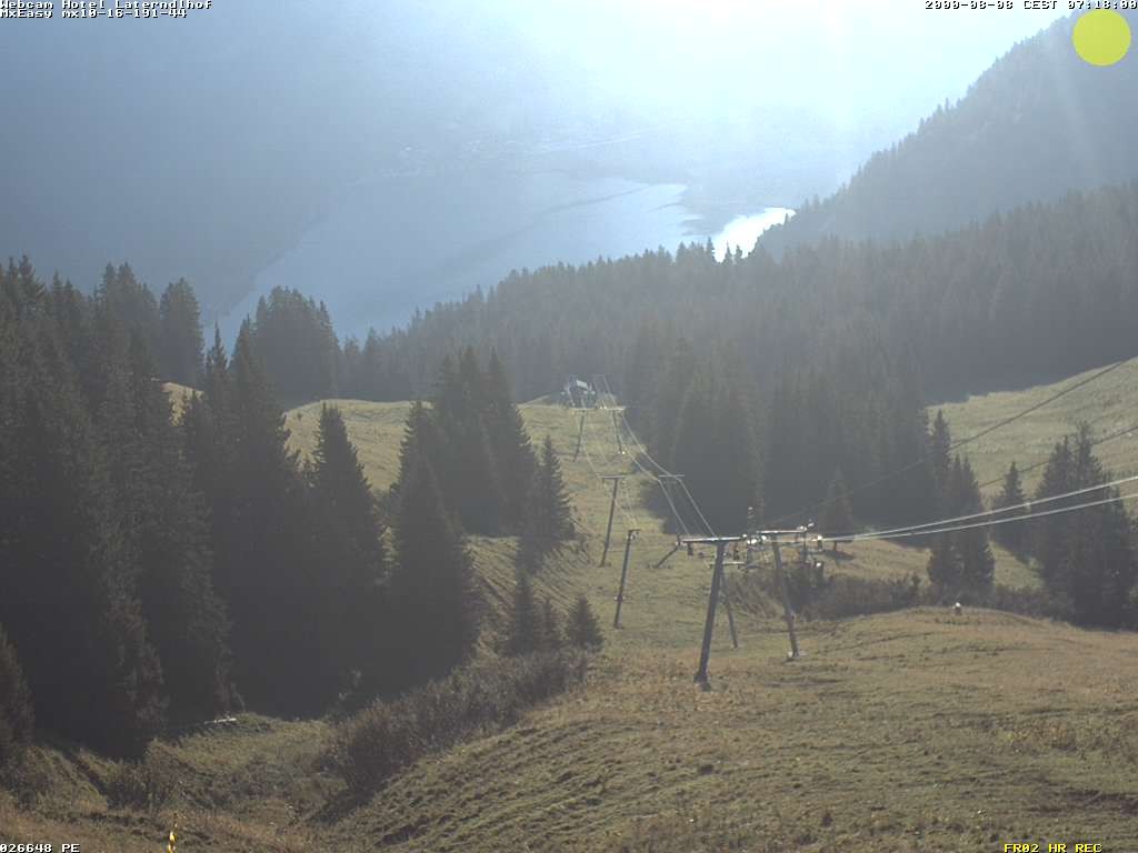 Archiv Foto Webcam Neunerköpfle: Blick auf den Haldensee
