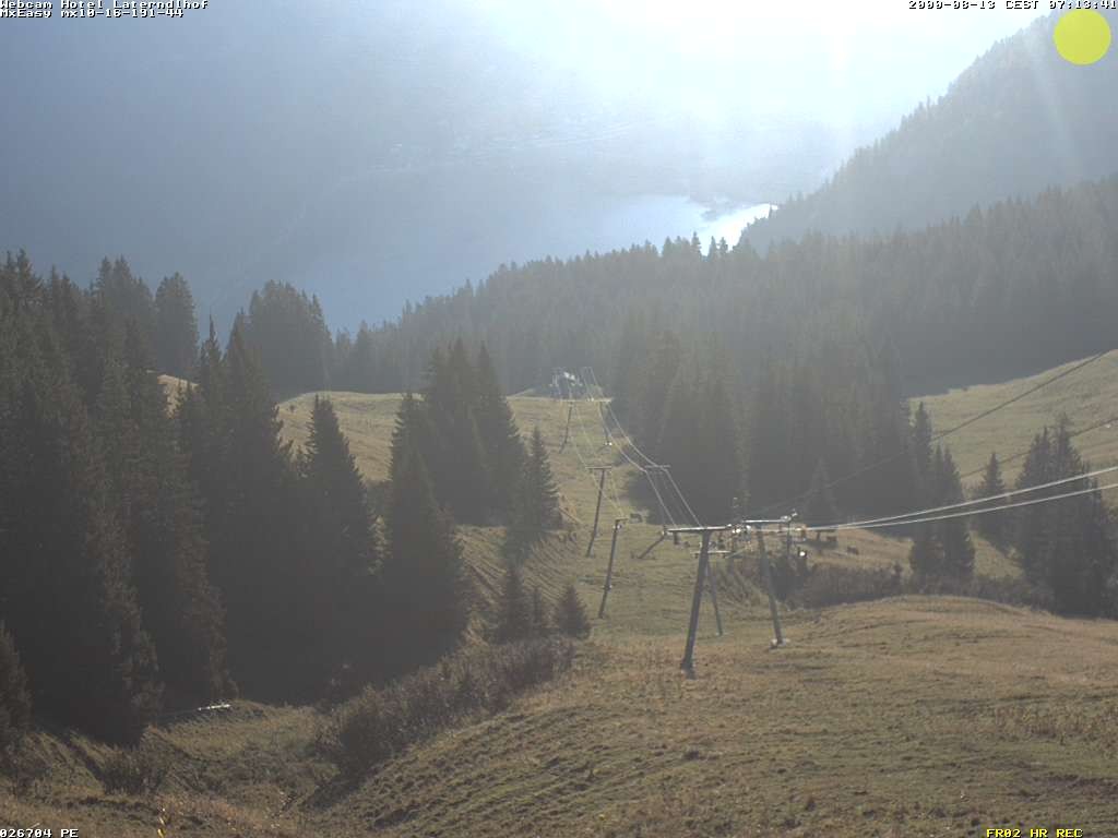 Archiv Foto Webcam Neunerköpfle: Blick auf den Haldensee