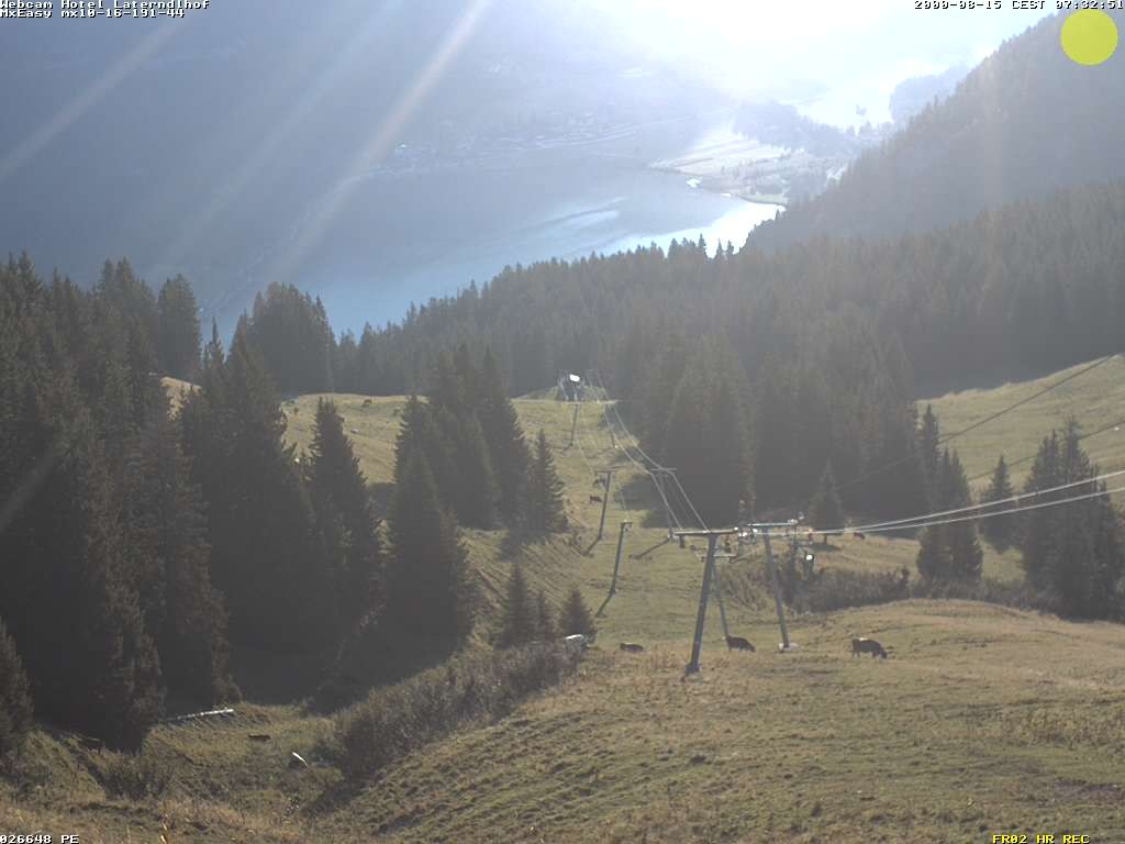Archiv Foto Webcam Neunerköpfle: Blick auf den Haldensee