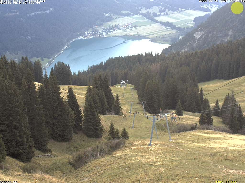 Archiv Foto Webcam Neunerköpfle: Blick auf den Haldensee