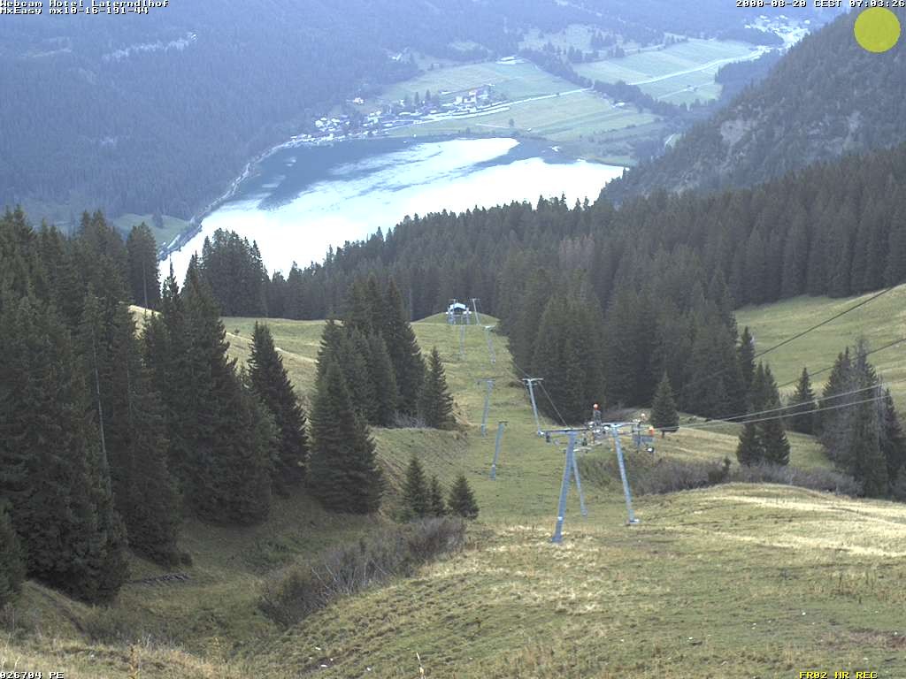 Archiv Foto Webcam Neunerköpfle: Blick auf den Haldensee