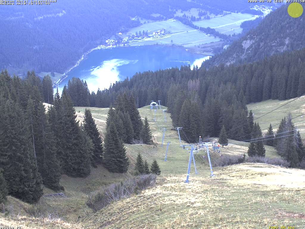 Archiv Foto Webcam Neunerköpfle: Blick auf den Haldensee