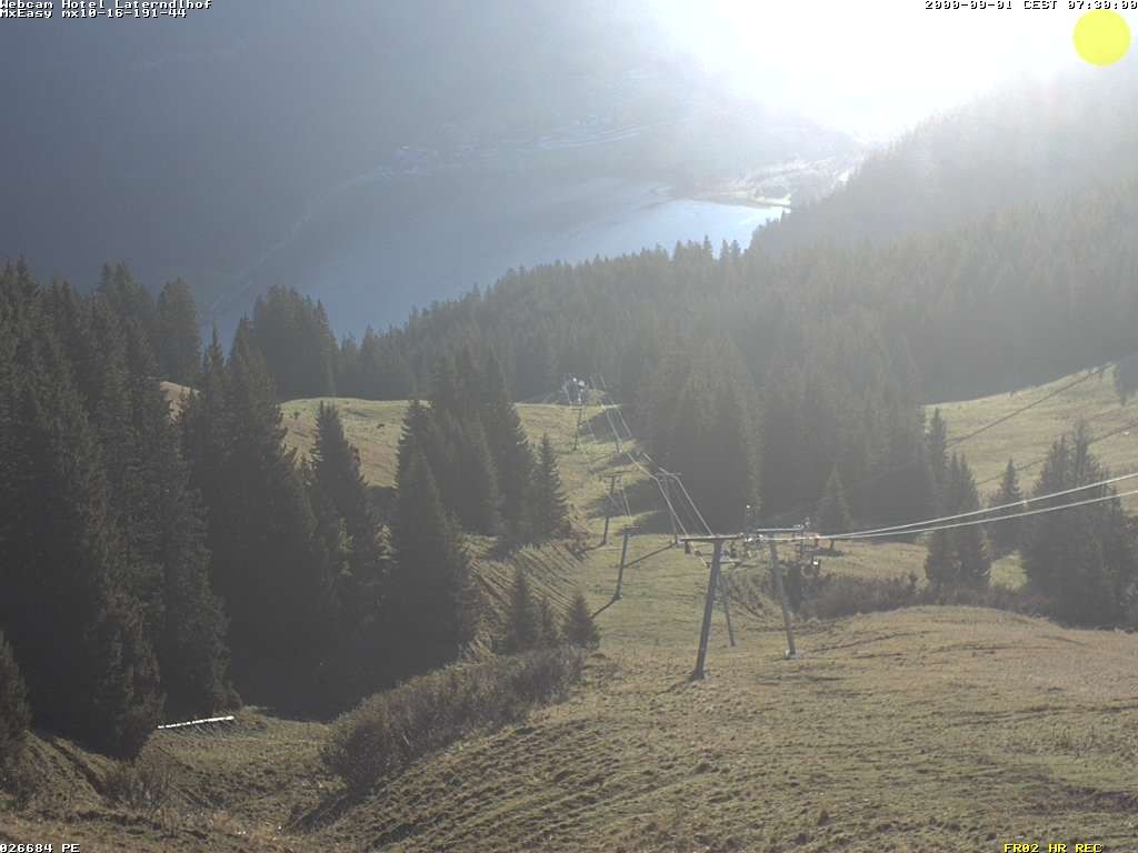 Archiv Foto Webcam Neunerköpfle: Blick auf den Haldensee