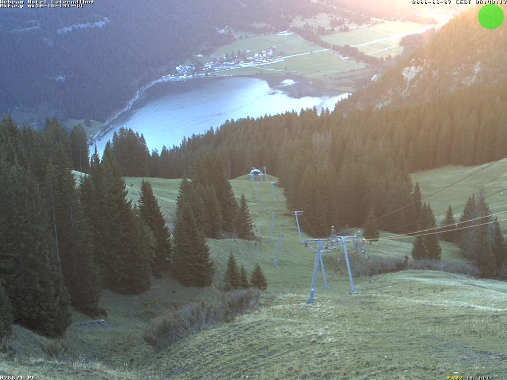 Archiv Foto Webcam Neunerköpfle: Blick auf den Haldensee
