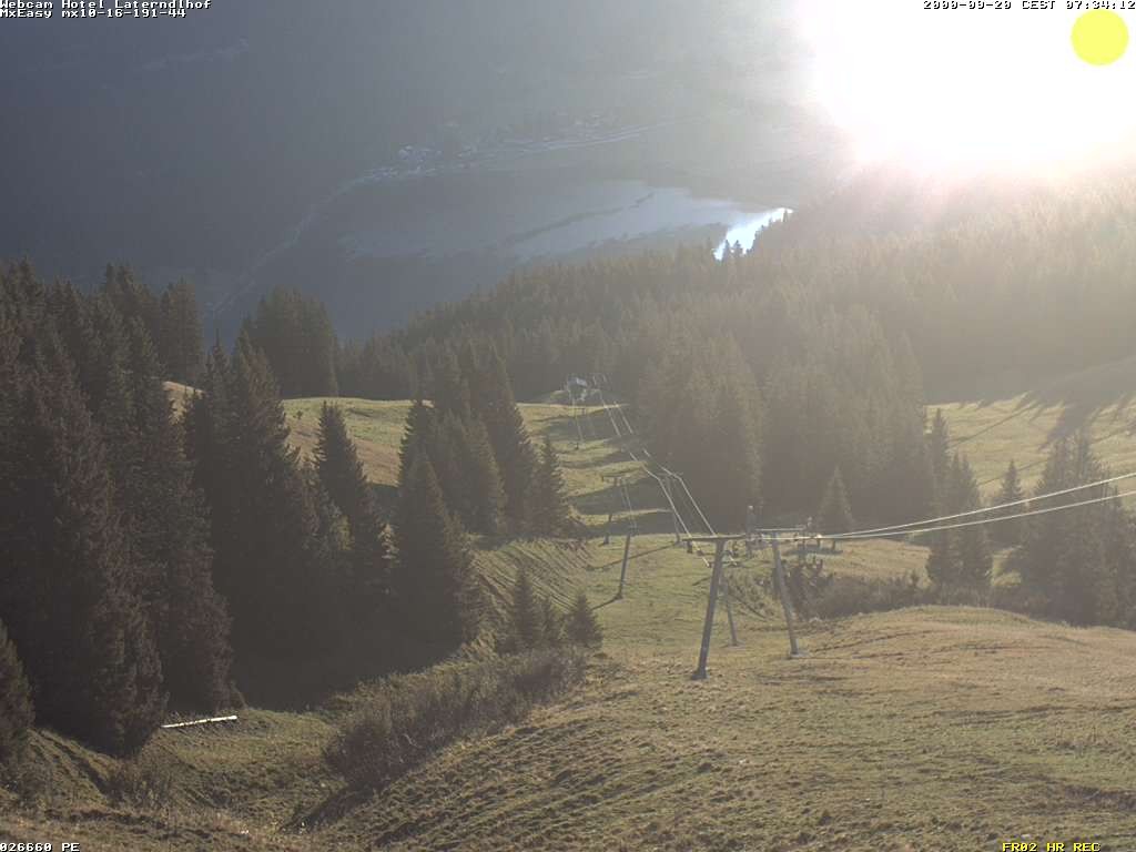 Archiv Foto Webcam Neunerköpfle: Blick auf den Haldensee