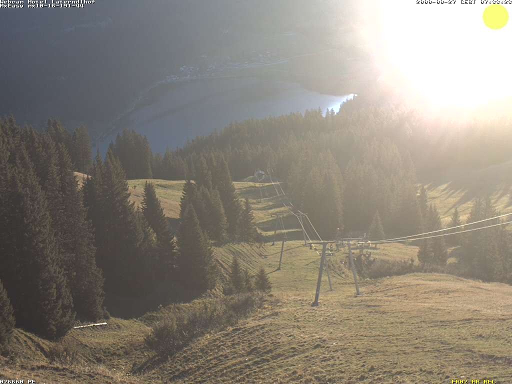 Archiv Foto Webcam Neunerköpfle: Blick auf den Haldensee