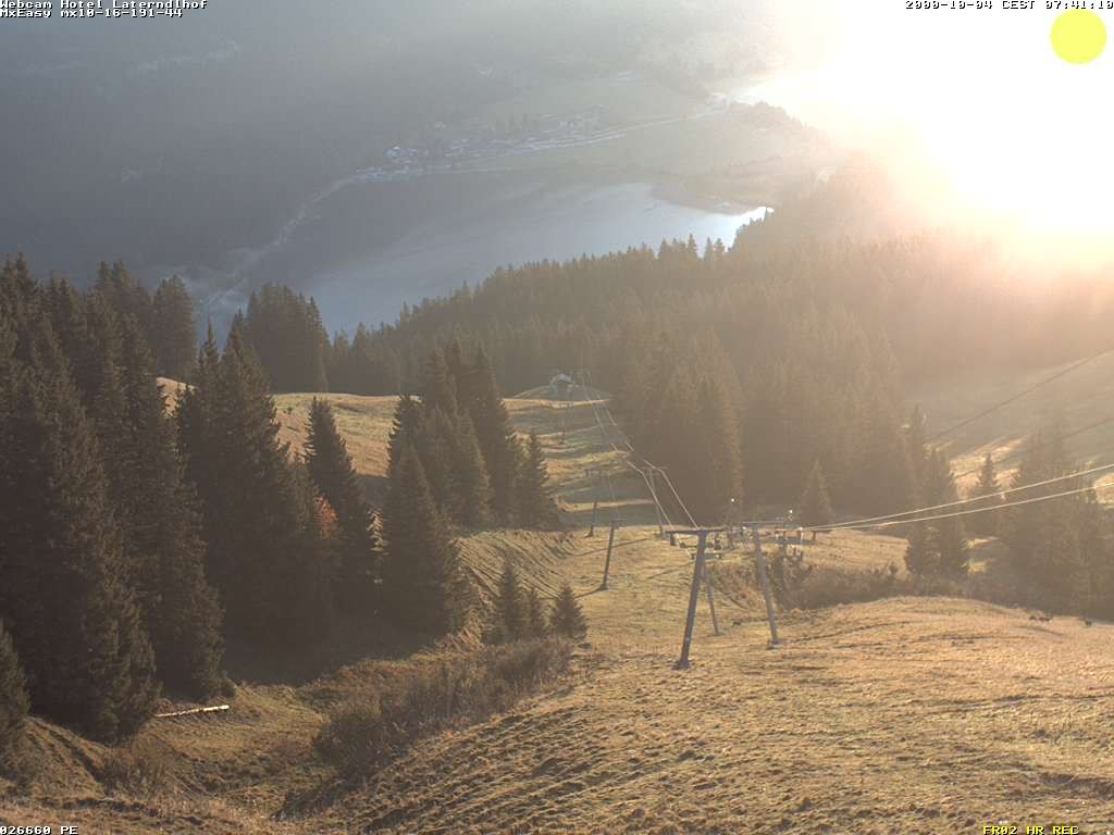 Archiv Foto Webcam Neunerköpfle: Blick auf den Haldensee
