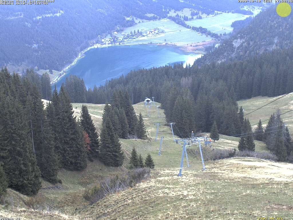 Archived image Webcam View Hotel Laterndlhof from Neunerköpfle