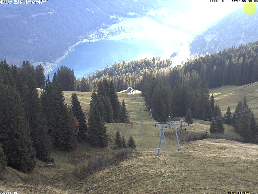 Archiv Foto Webcam Neunerköpfle: Blick auf den Haldensee