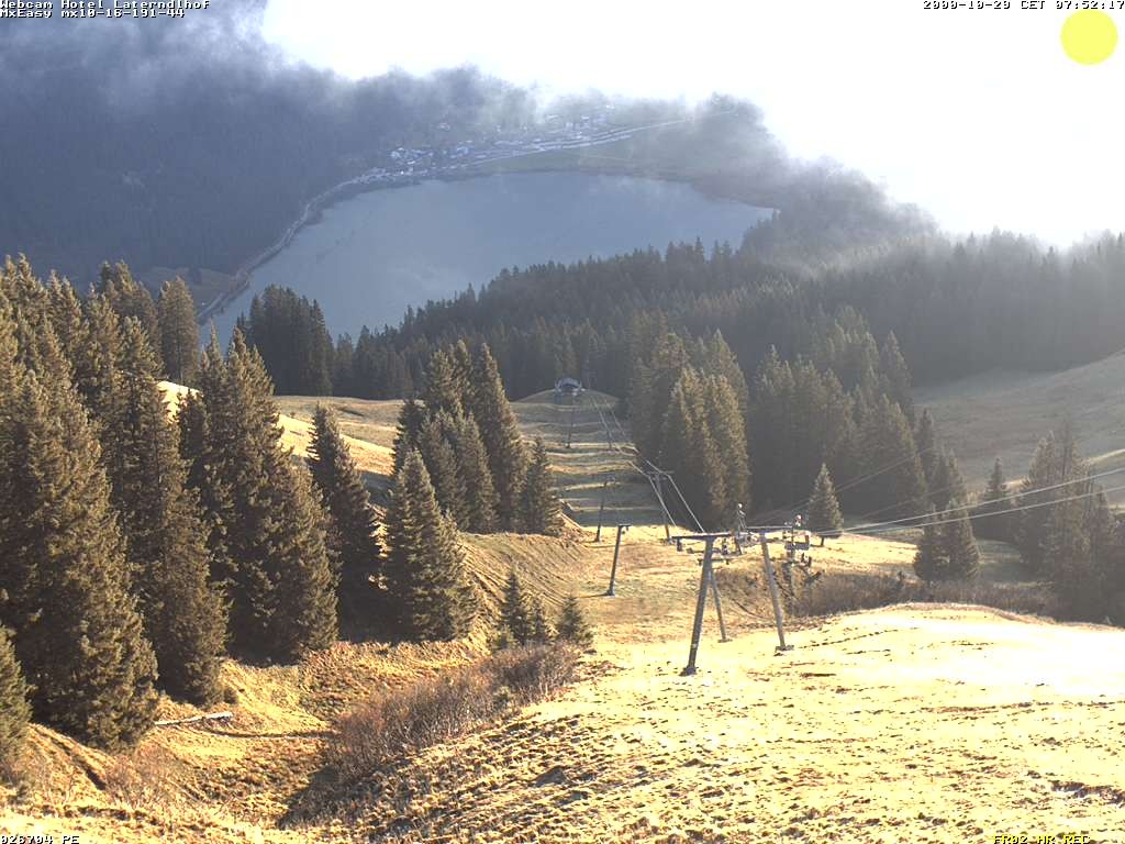 Archiv Foto Webcam Neunerköpfle: Blick auf den Haldensee