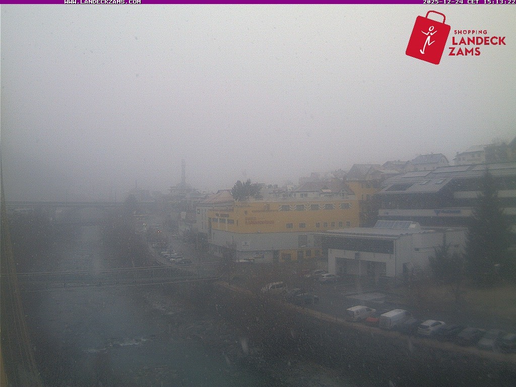 Archiv Foto Webcam Landeck: Blick auf den Inn