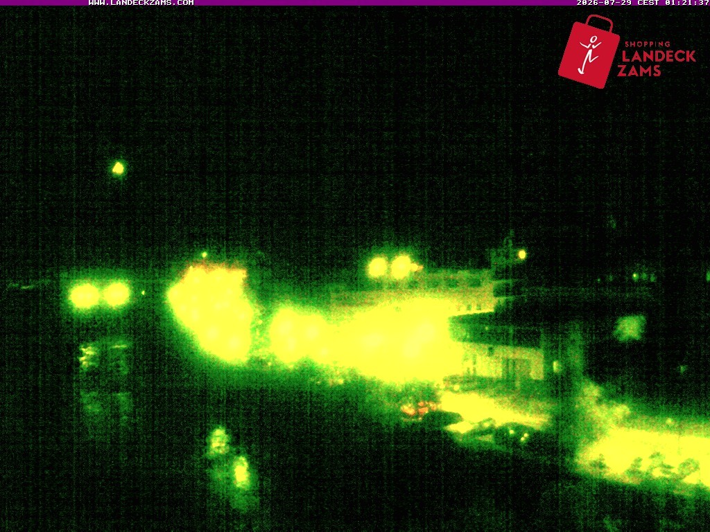 Archiv Foto Webcam Landeck: Blick auf den Inn