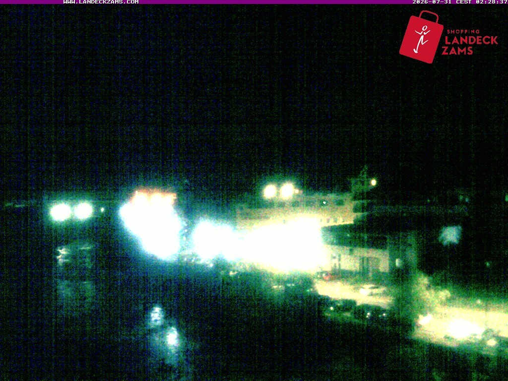Archiv Foto Webcam Landeck: Blick auf den Inn
