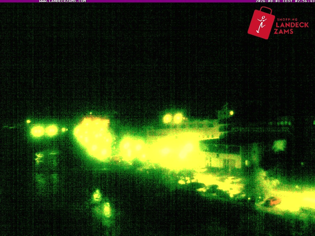 Archived image Webcam City of Landeck - River Inn