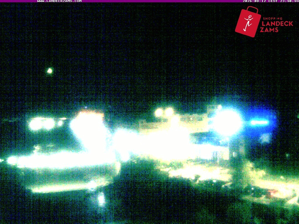 Archived image Webcam City of Landeck - River Inn
