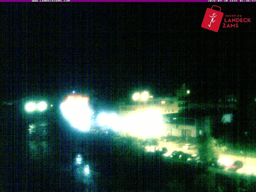 Archived image Webcam City of Landeck - River Inn