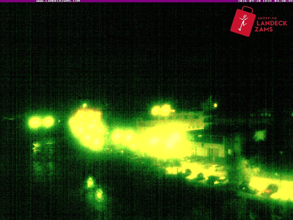 Archived image Webcam City of Landeck - River Inn