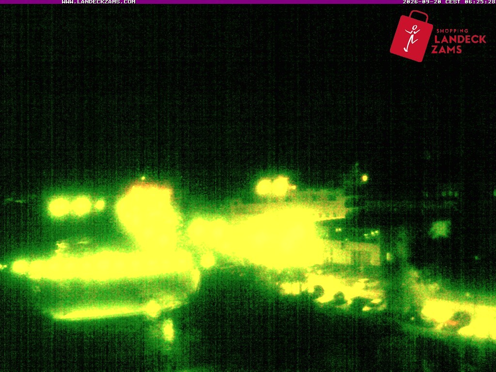 Archived image Webcam City of Landeck - River Inn