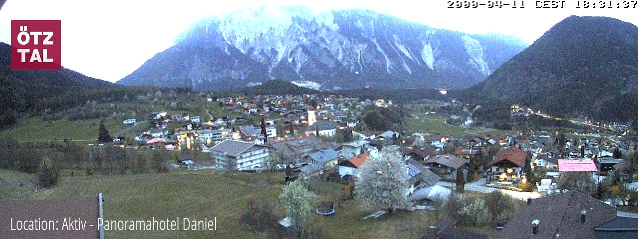 Archived image Webcam Sautens im Ötztal