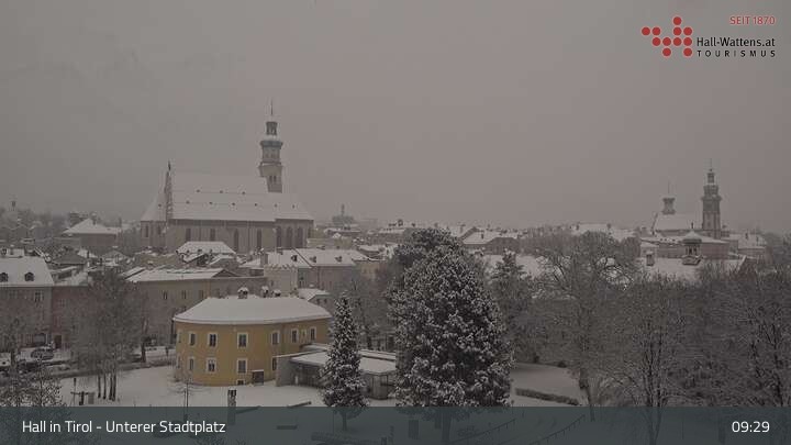 Archiv Foto Webcam Hall in Tirol - Unterer Stadtplatz