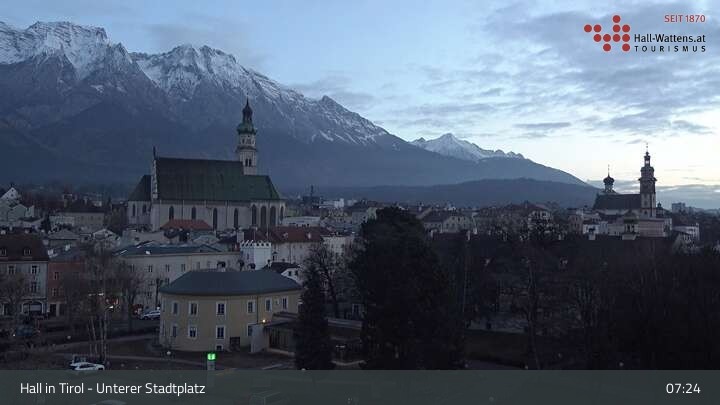 Archiv Foto Webcam Hall in Tirol - Unterer Stadtplatz