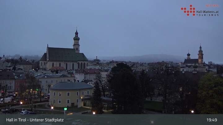 Archiv Foto Webcam Hall in Tirol - Unterer Stadtplatz
