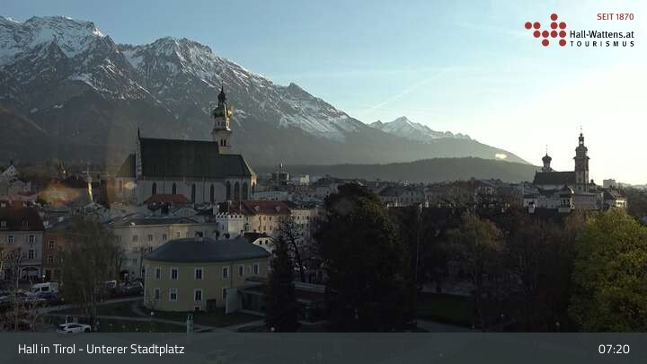 Archiv Foto Webcam Hall in Tirol - Unterer Stadtplatz