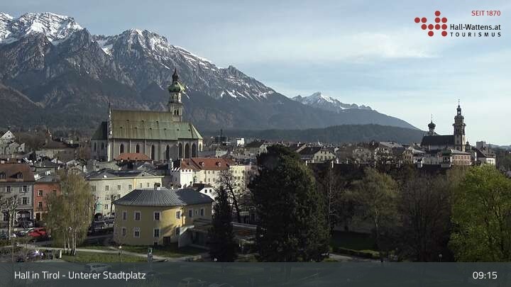 Archiv Foto Webcam Hall in Tirol - Unterer Stadtplatz